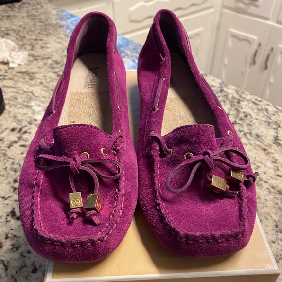 michael kors slides mens purple